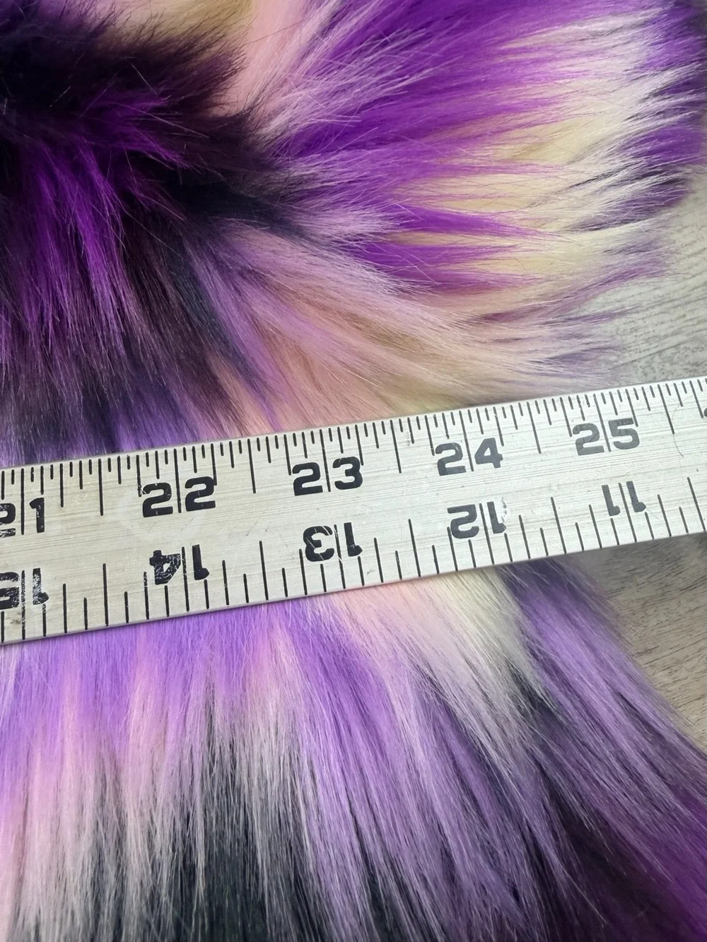Ugg Womens Clove Faux Fur Oversized Jacket Purple Aura Sz Med-Large Zip Hooded